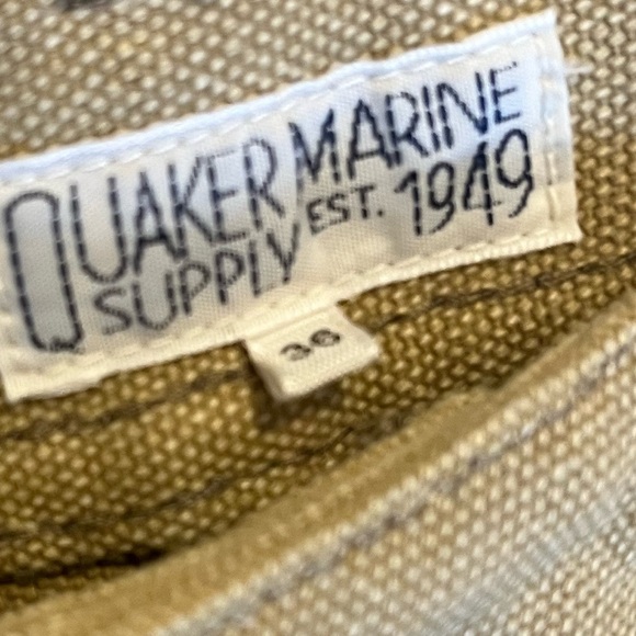 NWT Quaker Marine Double Knee Pant Khaki - Picture 7 of 11